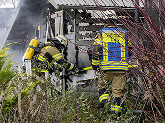 Aspach-Großaspach: Brand einer Gartenhütte