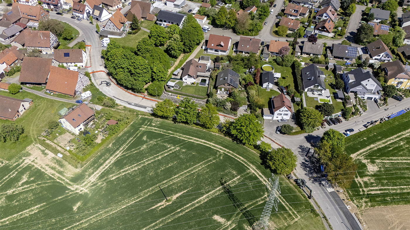 Baustelle bei Backnang-Waldrems-Heiningen