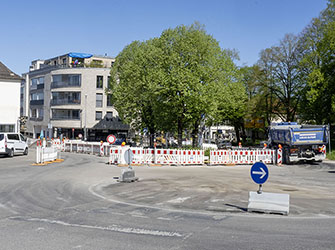 Kreisel, Blumenstraße – Stuttgarter Straße | © BJ. Lattner