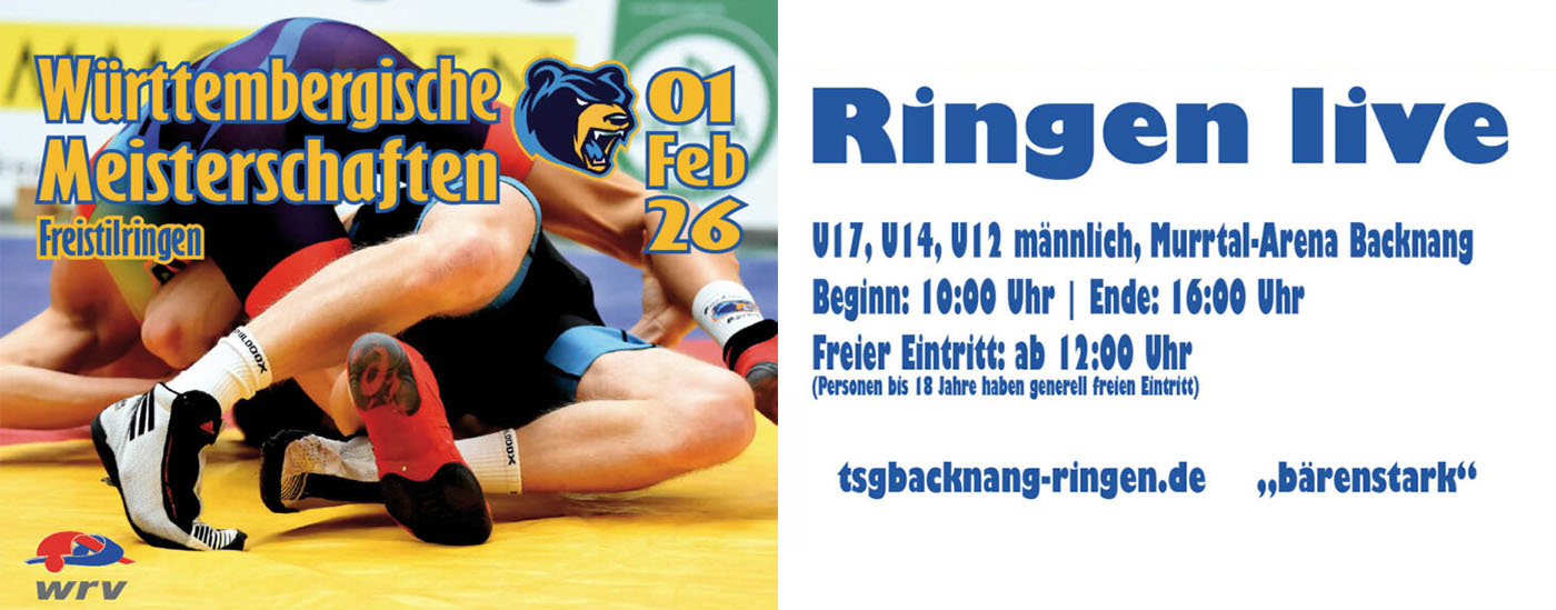 Ringerabteilung der TSG Backnang Schwerathletik 1920 e. V. 