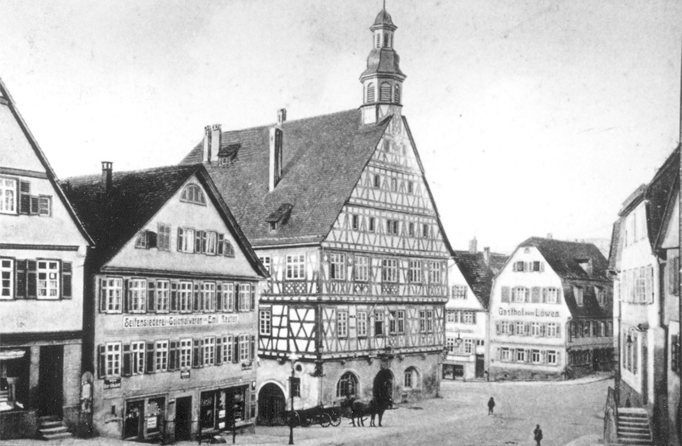 Rathaus historische Aufnahme | © Stadtarchiv Backnang