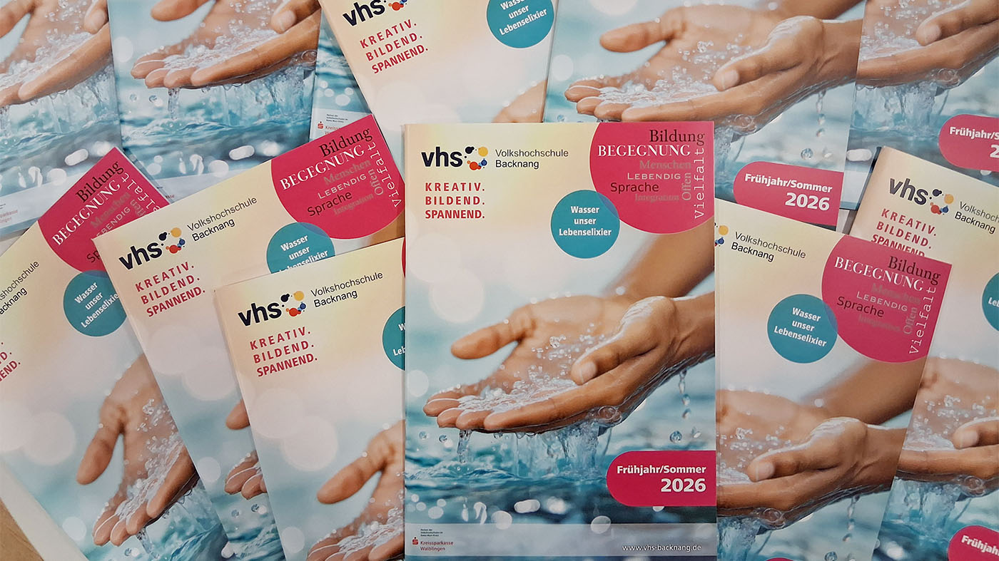 Programmheft Volkshochschule Backnang