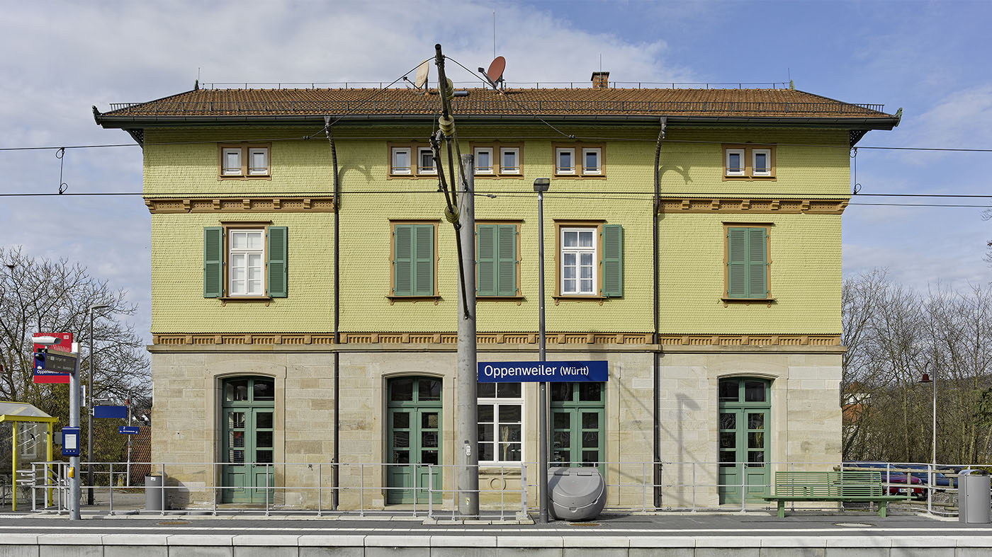 Bahnhof Oppenweiler Murrtalbahn Backnang