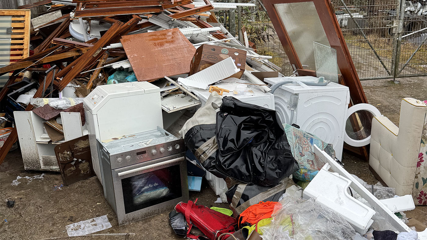 Backnang Illegaler Müll in der Stadt