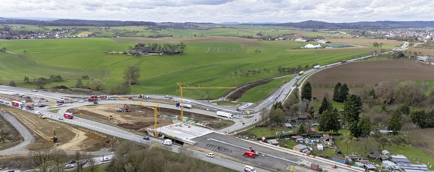 B 328 von Backnang nach Aspach
