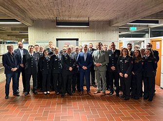 Feuerwehrkommandant der Stadtveraltung Backnang gewählt Marcel Schäfer ist der neue die Feuerwehrkommandant