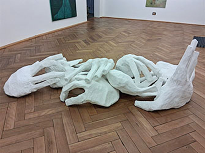 Installation von Paulina Lange Klasse Reto Boller Akademie Bildenden Künste Stuttgart 