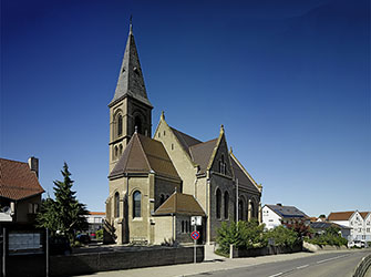 Katholische St. Johannes Kirche Bahnhofstraße 26, Backnang