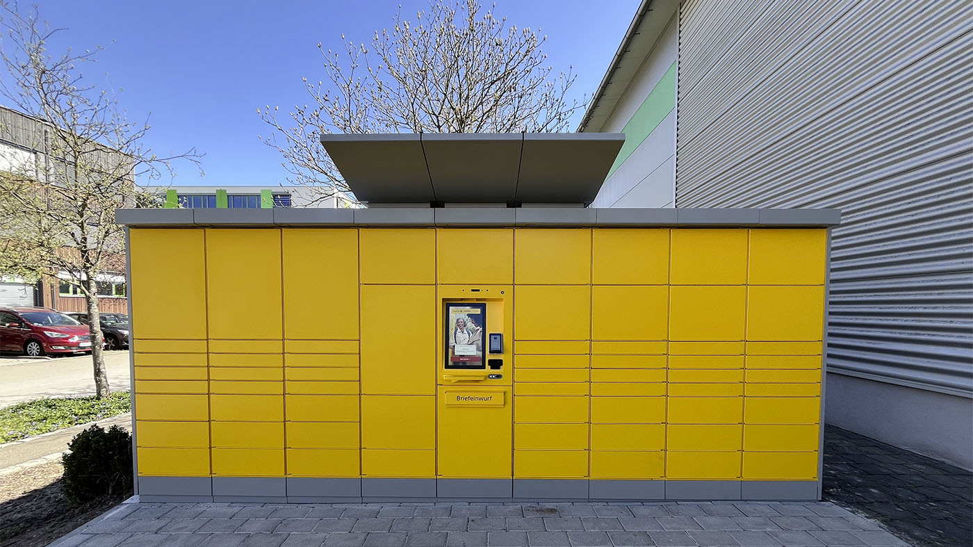 Poststation auf dem Murrelektronik-Gelände in Oppenweiler