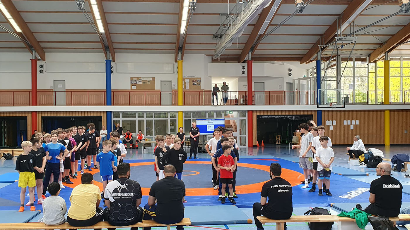 Jugend trainiert für Olympia Ringen