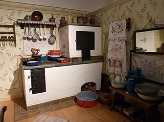 Küche im Ungarndeutschen Heimatmuseum in Backnang
