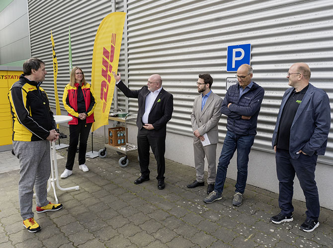 Eröffung der neuen Poststation