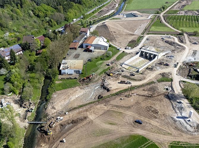 Hochwasserschutz bei Oppenau