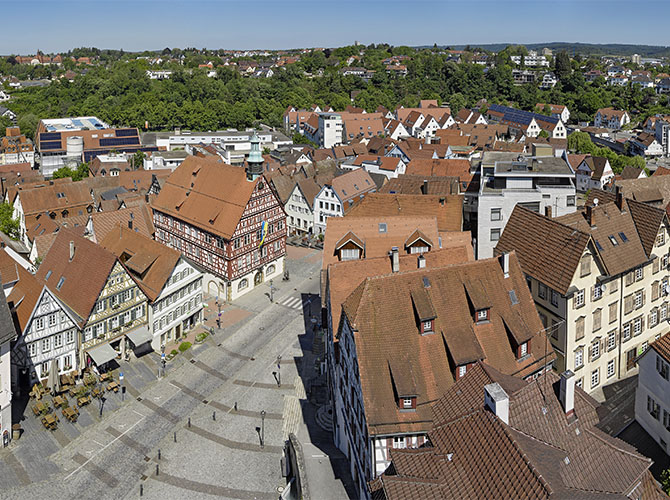 Überblick über Backnang