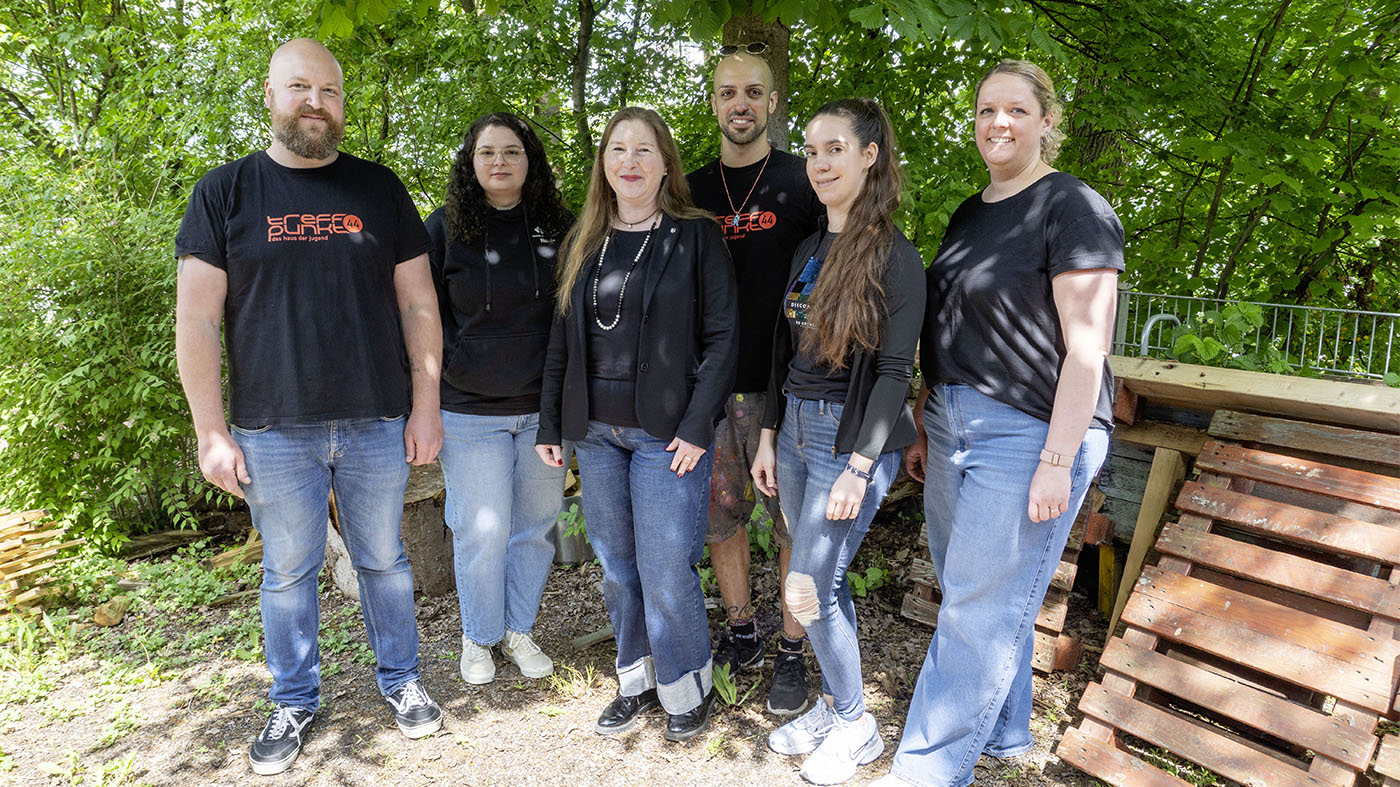 Oliver Schayna, Ronja Weller, Regine Wüllenweber, Sina Jamshidi und Jessica Kemmler