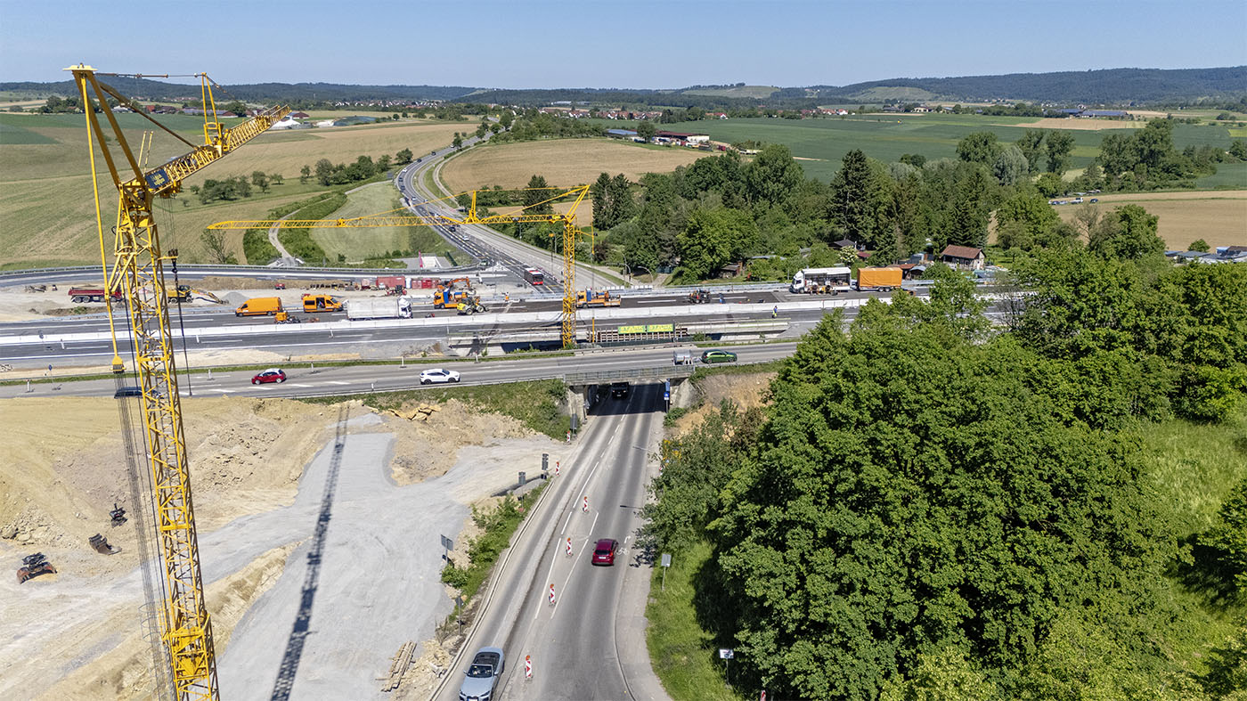 B 14 Backnang-West – Bücke über die Aspacher Straße | © BJ. Lattner