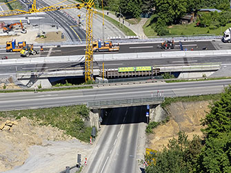 B 14 Backnang-West – Bücke über die Aspacher Straße | © BJ. Lattner