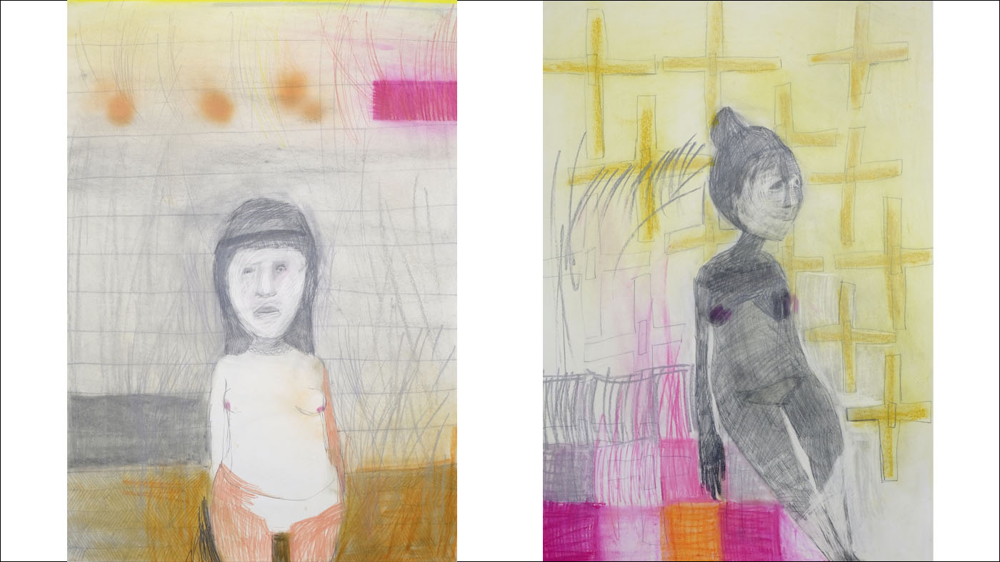 Heike Lydia Grüß, Passion Pink, Mischtechnik auf Papier, 70x100, 2020 | Heike Lydia Grüß, Passion Pink, Mischtechnik auf Papier, 70x100, 2020 | © Albrecht Grüß