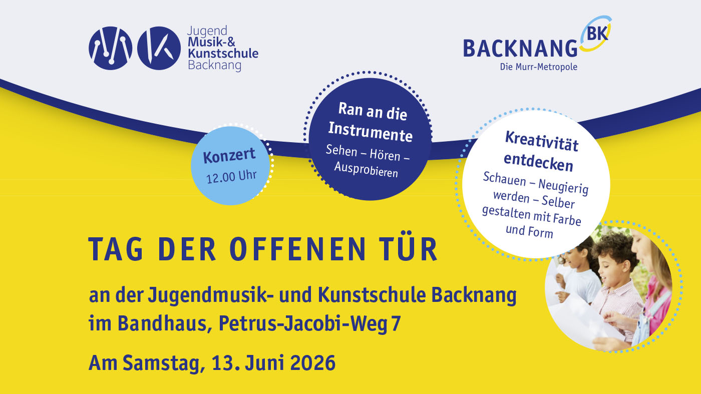 Tag der offen Tür Jugendmusik- und Kunstschule | © Stadtverwaltung Backnang