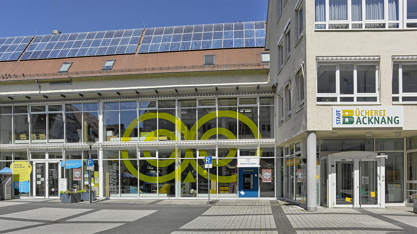 Stadtbücherei Backnang Im Biegel 13, Backnang | © BJ. Lattner