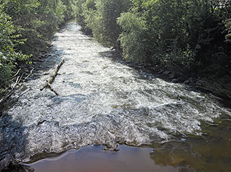 Murr-Stromschnellen Obere Walke, Backnang | © BJ. Lattner