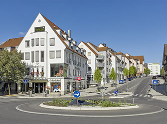 Kreisverkehr Aspacher Straße, Backnang | © BJ. Lattner
