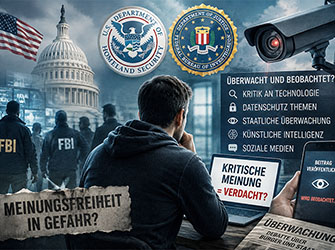 Meinungsfreiheit und Überwachung – dieses Bild wurde mit KI erstellt | © Björn Michl