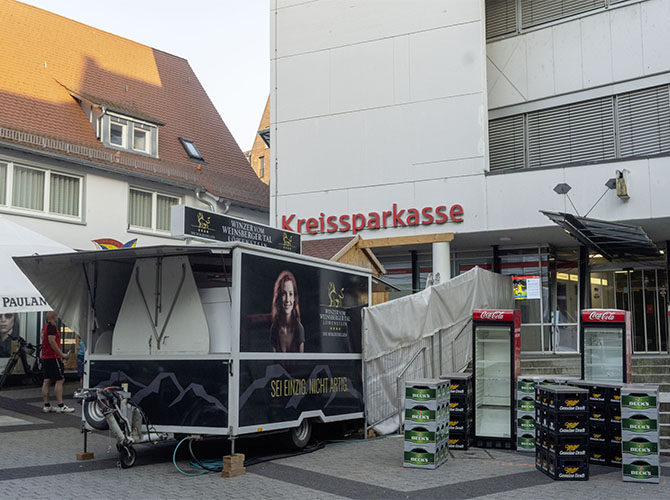 Donnerstag 25. Juni 2026 | 20_00 Uhr, Aufbau Backnanger Straßenfest | © BJ. Lattner