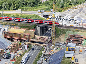 AB- Auffahrt Backnang-Mitte Bahnbrücken | © BJ. Lattner