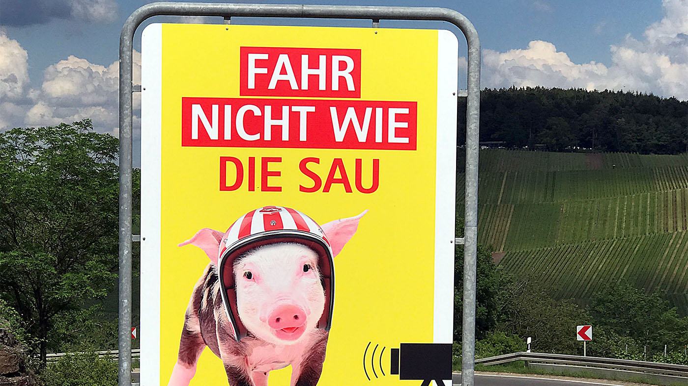 Lärm nicht wie ein Esel | © Landratsamt Rems-Murr