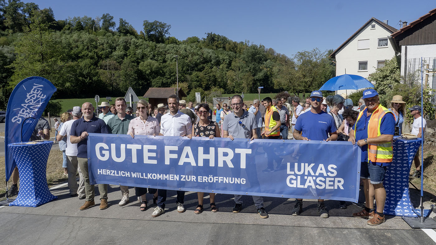 Einweihung der sanierten L 1114 von Kirchberg nach Burgstall | © BJ. Lattner