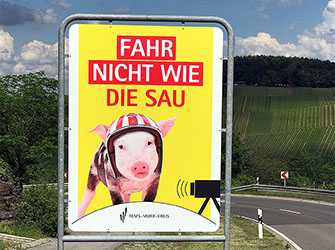 Lärm nicht wie ein Esel | © Landratsamt Rems-Murr