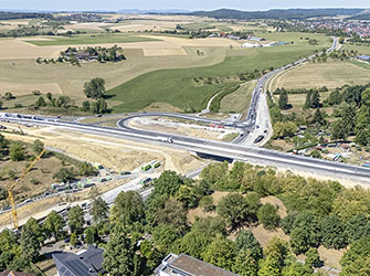 B 14 und B 328 Anschlussstelle Backnang West | © BJ. Lattner