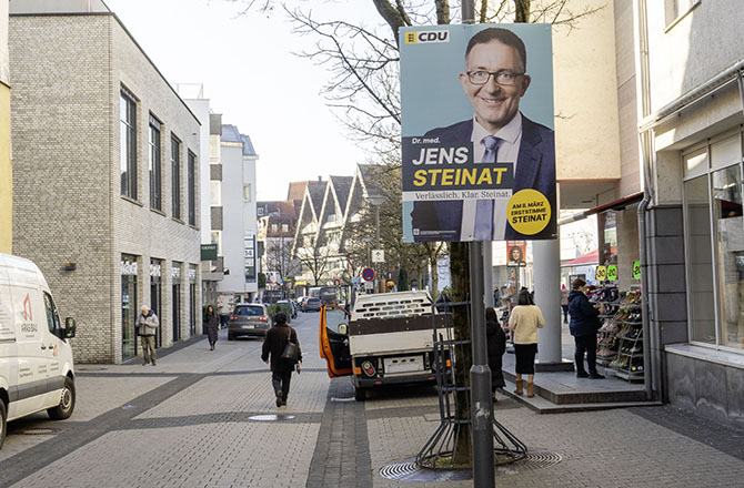 Wahlplakat der CDU für die Landtagswahl 2026 | © BJ. Lattner