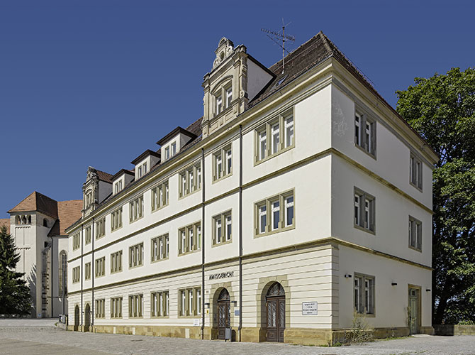 Ehemaliges Schloss, heute Amtsgericht | Stiftshof, Backnang | © BJ. Lattner