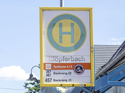 Bushalte-Stelle in Aspach | ©BJ. Lattner
