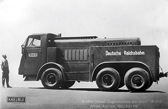 Die Zugmaschine Z 6 „Jumbo“ galt als die größte Diesel-Zugmaschine der Welt | © Technikforum Backnang