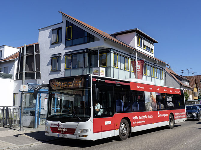 Bushalte_Stelle in Aspach | ©BJ. Lattner