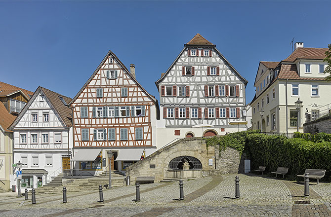 Marktstaße und Marktplatz Backnang | © BJ. Lattner