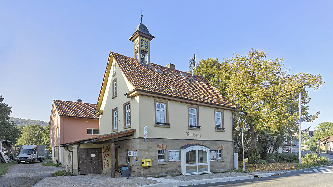 Altens Heutensbacher Rathauses Allmersbach im Tal | © BJ. Lattner