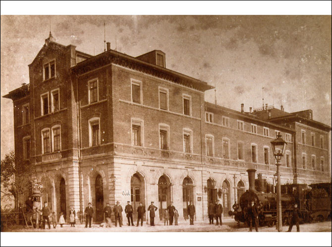 Bahnhof Backnang von 1905 | @ Stadtarchiv Backnang