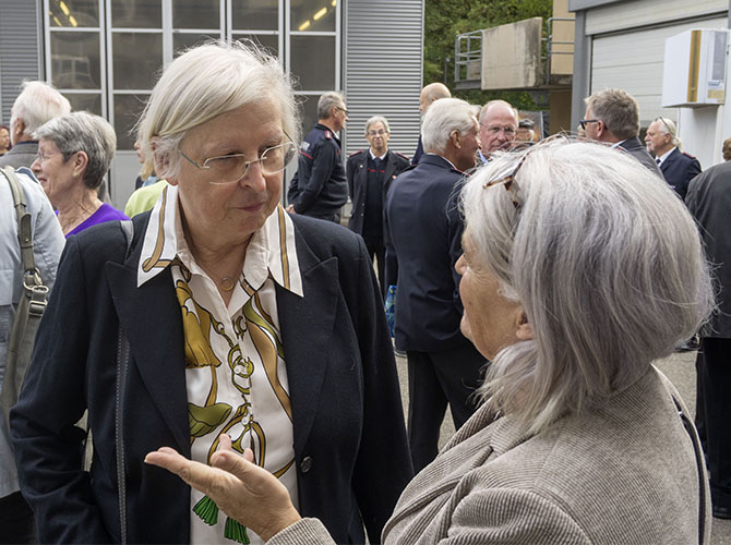 Dr. Ute Ulfert im Gespräch | © BJ. Lattner